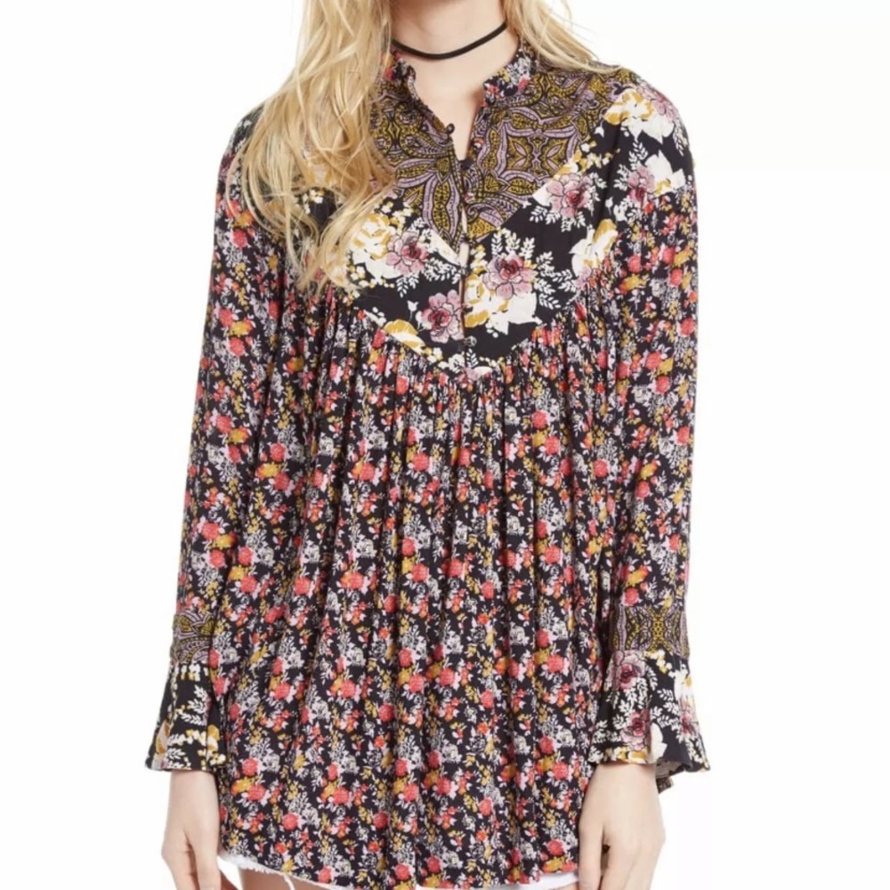 Free people wild flower tunic